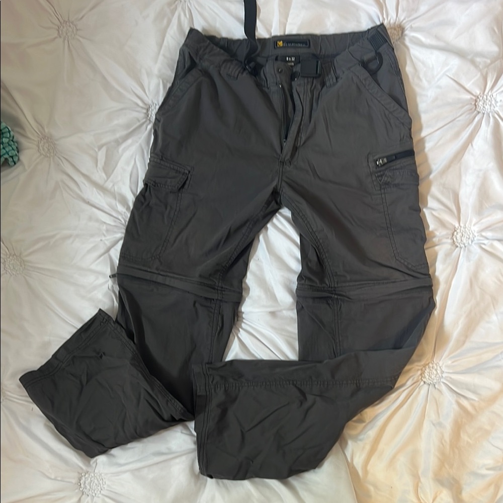 5.11 Tactical Gray Cargo Pants Convertible Outdoor